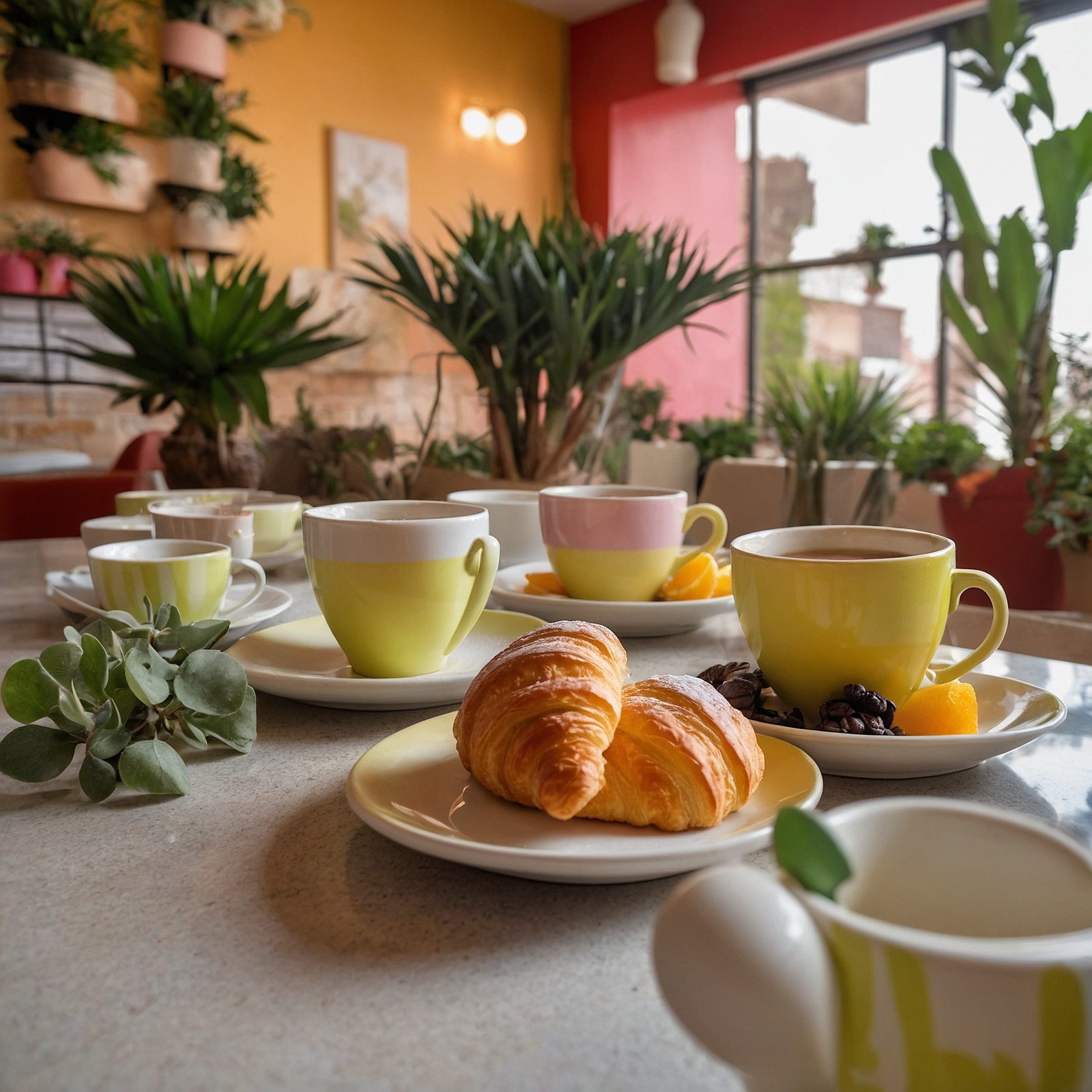 Ambiente acogedor con café y sonrisas